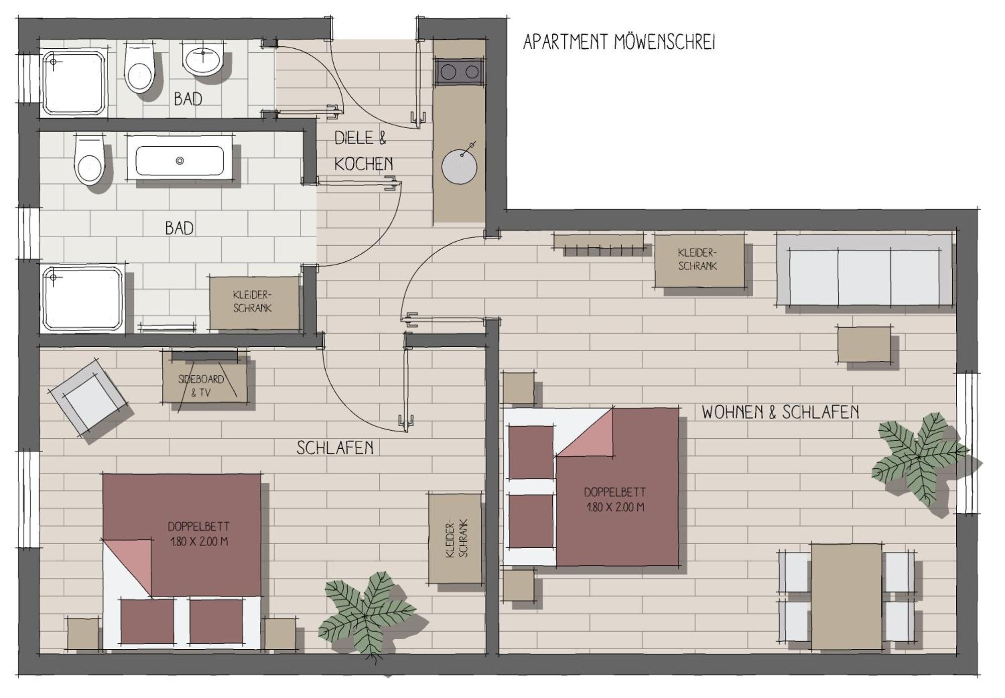 Apartmenthaus Moewenschrei Insel Poel Bagian luar foto